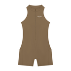 Quarter-Zip Romper