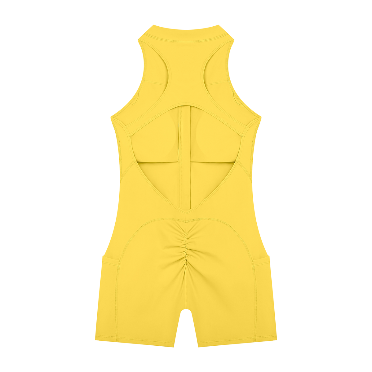 Quarter-Zip Romper