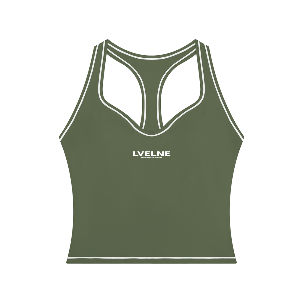 Topstitching Yoga Tank Top