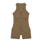 Quarter-Zip Romper