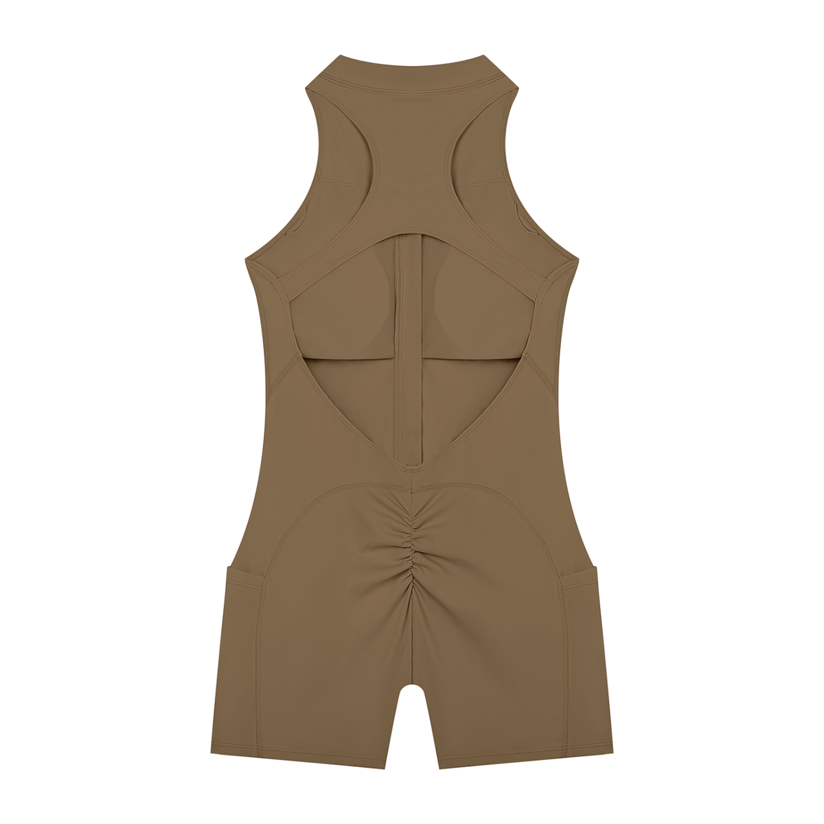 Quarter-Zip Romper