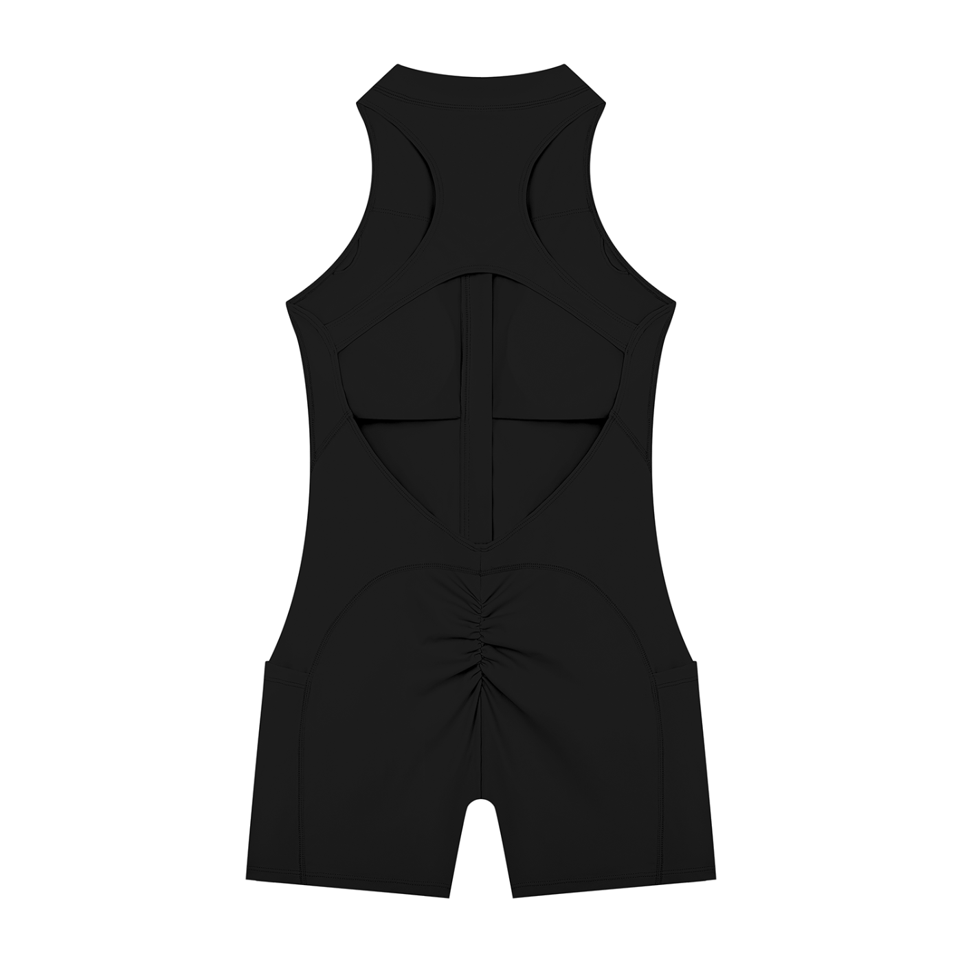 Quarter-Zip Romper