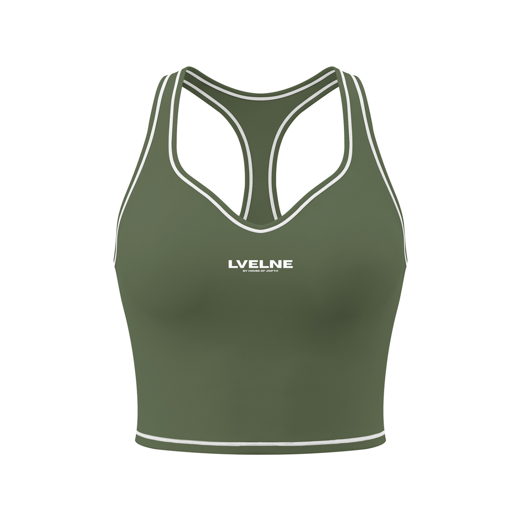 Topstitching Yoga Tank Top