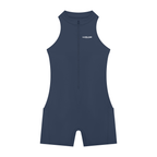 Quarter-Zip Romper