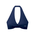Pleated Halter Sports Bra