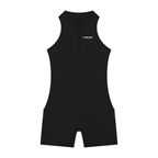 Quarter-Zip Romper