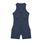 Quarter-Zip Romper