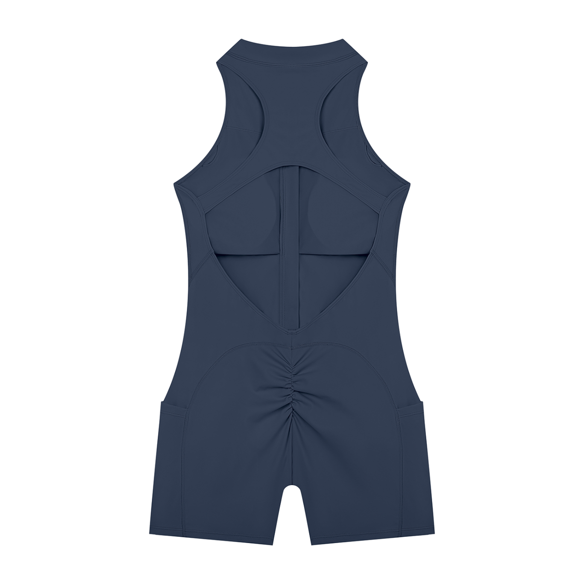 Quarter-Zip Romper