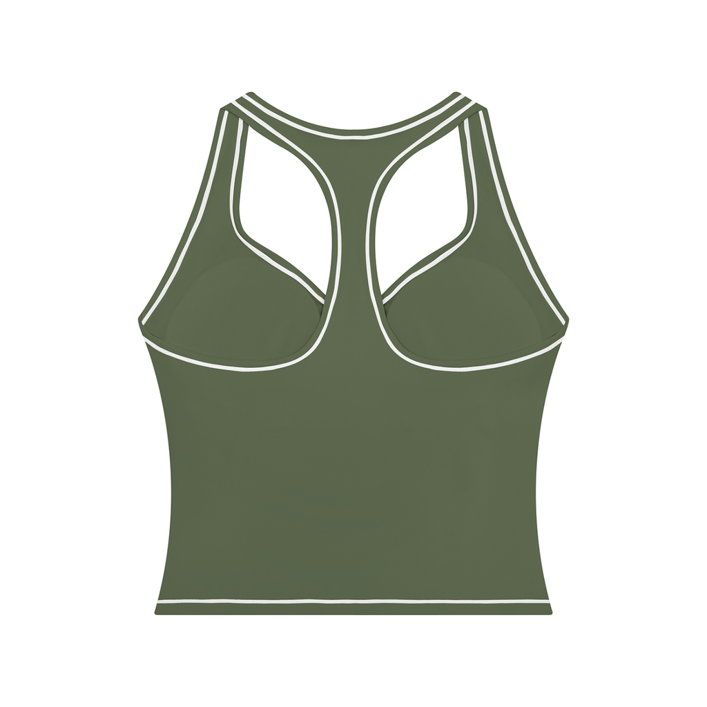 Topstitching Yoga Tank Top